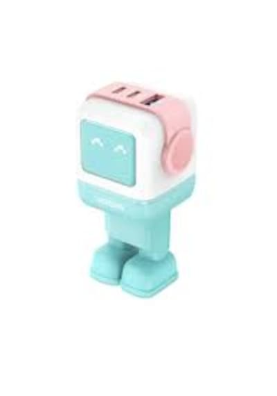 Ugreen Nexode Uno 65w Robot Gan Hızlı Şarj Cihazı 2xusb-c, 1xusb-a, Renkli - 35855 Mavi