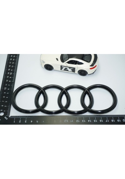 Dk Tuning Audi Bagaj Oval 192mm Siyah Halka Rozet Amblem Arma