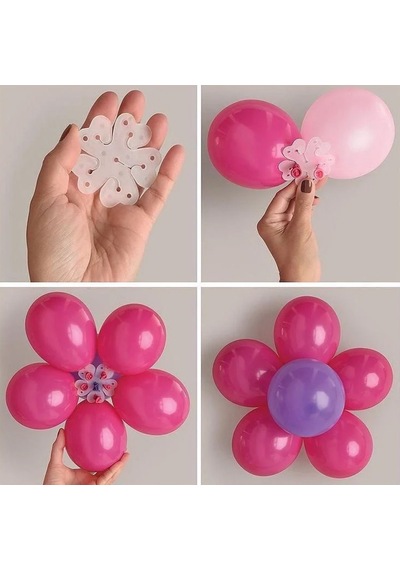 Balon Çiçek Yapma Aparatı Büyük Boy 8 Cm Pk:6 +3