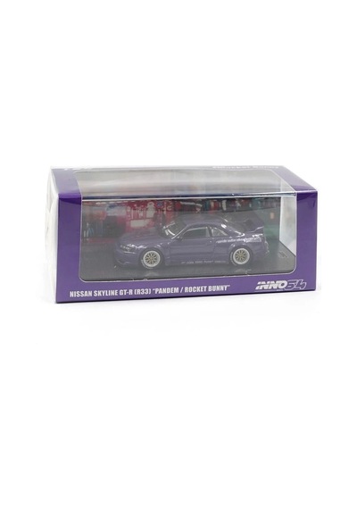 Inno 1/64 Nissan Skyline Gt-r R33 ''pandem Rocket Bunny'' Purple