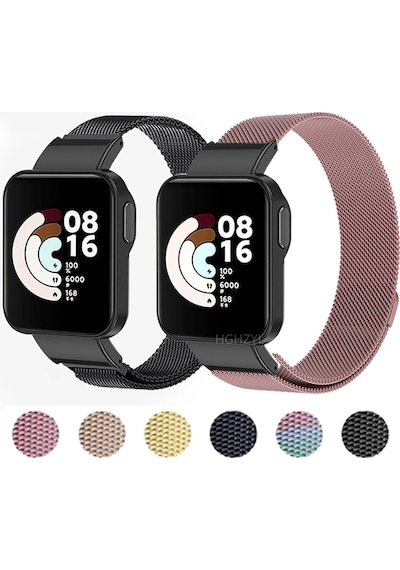 Xiaomi Redmi Watch 2 Lite Kordon Kasalı Milano Loop Metal Kordon