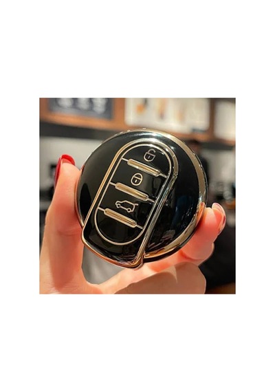 Mini Cooper Nano Siyah Anahtar Kılıfı
