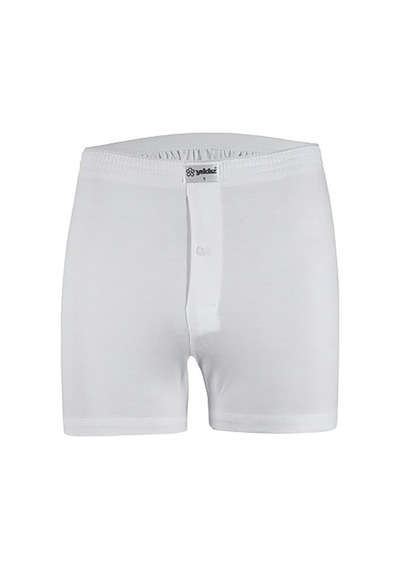 6 Adet Yıldız Erkek Taşma Lastik Düz Renk Penye Boxer Short 43