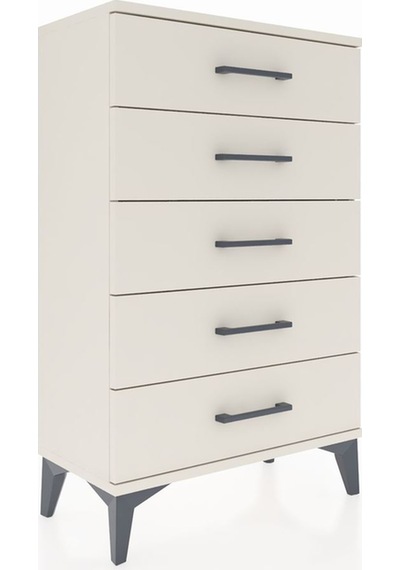 Arges Komodin 5 Çekmeceli 60x30x96 Aytaşı-aytaşı Aytaşı
