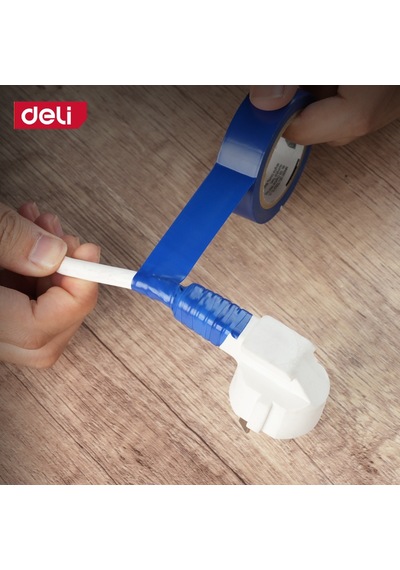 Delı Elektrik Yalıtım Bandı 0.13mm 18mm 10m Mavi İzolasyon Bandı