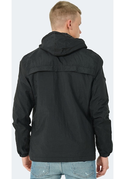 Slazenger HANGA Erkek Yağmurluk Siyah