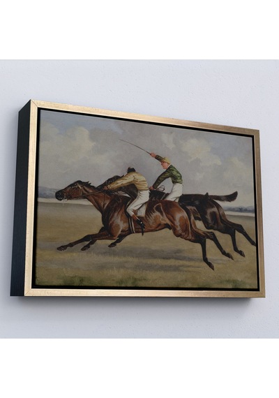 Ahşap Çerçeveli Wheeler Jr Alfred The Winner Tablosu