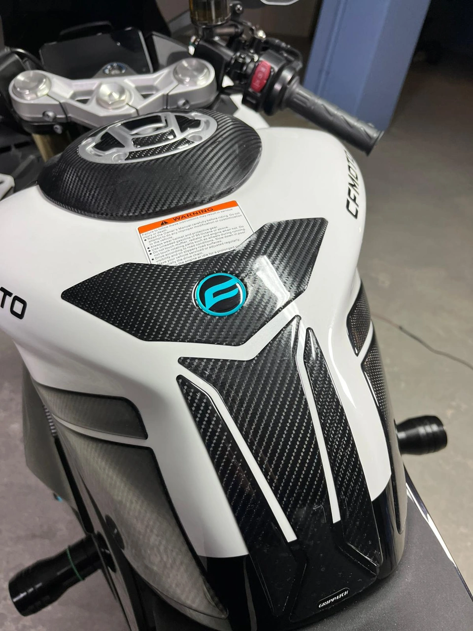 Cf-450/sr ile Uyumlu Depo Ve Depo Kapağı 6d Karbon Kaydırmaz Tank Pad Cfdks01
