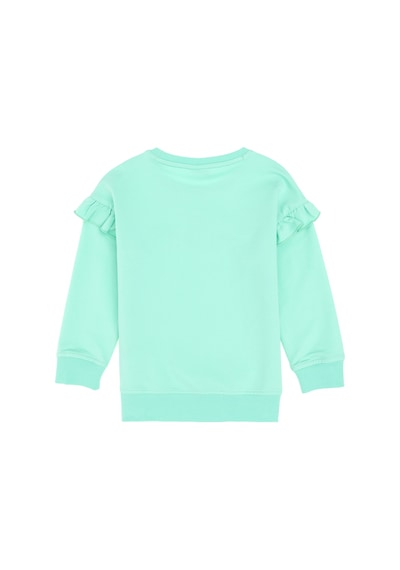 U.S. Polo Assn. Kız Çocuk Mint Bisiklet Yaka Sweatshirt 50296389-VR090
