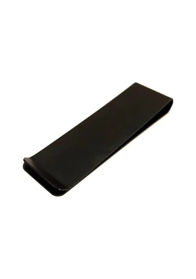 Spelt Metal Kağıt Para Tokası Kart Tutucu Klips Cüzdan Ataş Siyah 70 Mm X 20 Mm Siyah