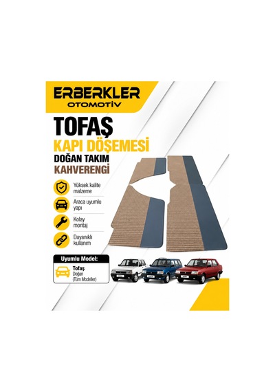 Kapı Döşemesi Doğan Takım Kahverengi - Erb1744