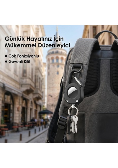 Darbeye Dayanıklı 360 Derece Koruma Sağlayan Sert Pc Anahtarlık, Güvenli Kilit Sistemli Karabinalı Kılıf, 1. Ve 2. Nesil İle Uyumlu Belirtilmemiş