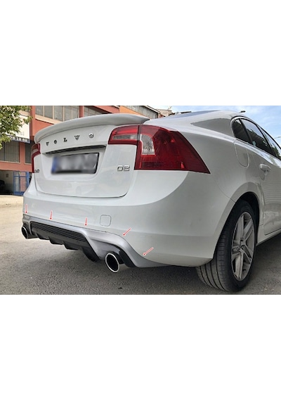 Volvo S60 Difüzör Boyasız Fiberglass
