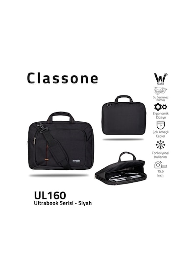 Classone Ul160 15.6 İnç Uyumlu Laptop Notebook El Çantası