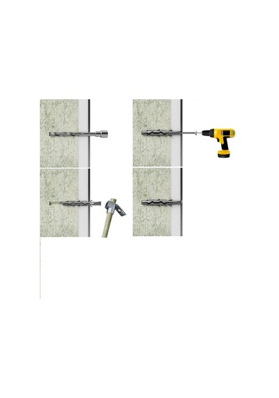 Boşluklu Tuğla Dübeli Vidasız Ø8x60mm