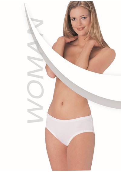 Beyaz Gizli Lastikli Süprem Slip Pamuklu Slip 3 Lü Paket 231-3b Beyaz