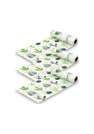 Ve Aktivite Piknik Örtüsü Kullan At Sıvı Geçirmez 3 Rulo Rulo Içi 10 Adet Kaktüs 100x120cm Çok Renkli