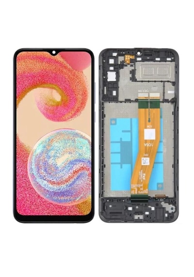 Samsung Galaxy Uyumlu A04e Sm A042f Lcd Ekran Dokunmatik Çıtalı Servis
