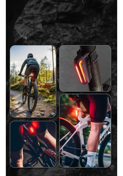 Moon Cerberus Sense Usb 150 Lumen Arka Lamba Siyah