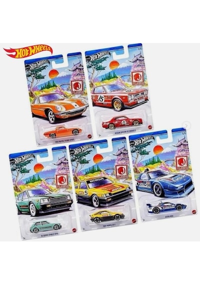 Hot Wheels 5'li Araba Seti - Hot Wheels J-ımports Hwr57