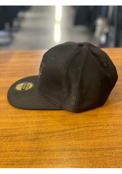 Hamze Chicago Bulls Nba Nakış Hip Hop Snapback Rapper Şapka Cap Siyah - Siyah