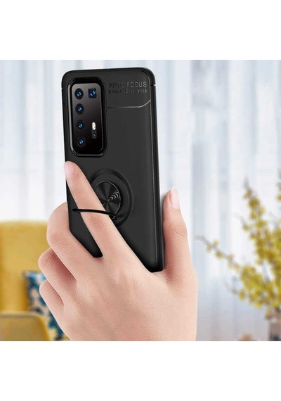 Huawei P40 Pro Kilif Yüzüklü Magnetli Ravel Case 433120437
