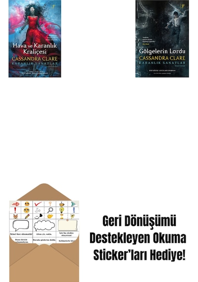 Hava Ve Karanlık Kraliçesi Ciltli + Gölgelerin Lordu Ciltli + Okuma Sticker'ları