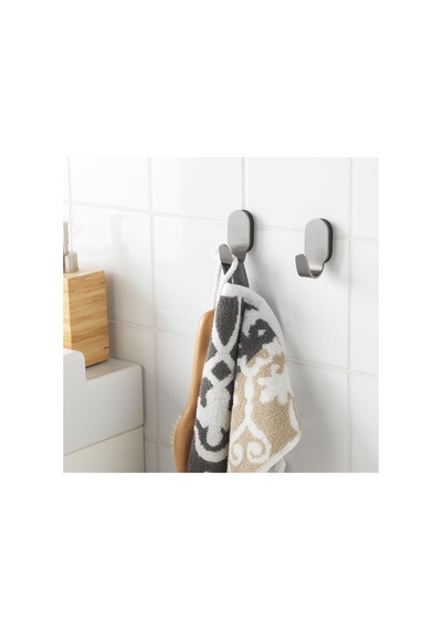 Ikea Brogrund Banyo Askısı 2 Kancalı 2'li 3 X 4 X 7 Cm Yeşil