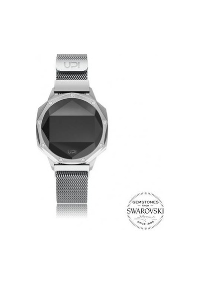 Upwatch Iconıc Swarovskı Sılver Loop Band Kadın Kol Saati Gri