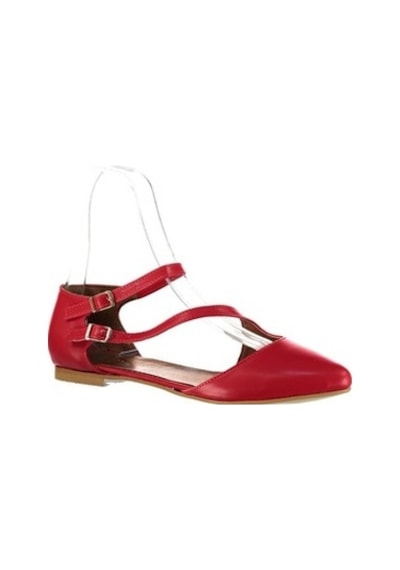 Fox Shoes Kırmızı Kadın Babet D726016909