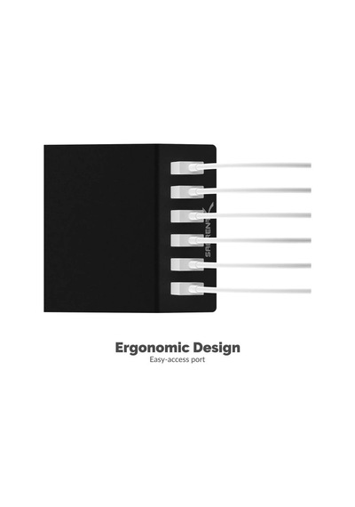 Sabrent 100 Watt Çoklu Bağlantı Noktalı Usb Hızlı Şarj Cihazı Ax-adpd 6-port