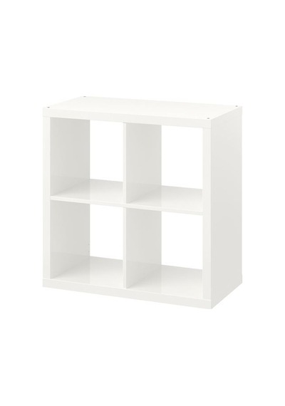 Ikea Kallax Açık Raf Ünitesi, Parlak Beyaz, 77x77 Cm
