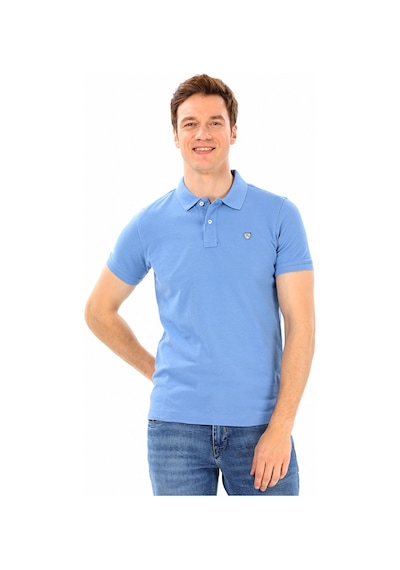 Lufian Erkek Laon Spor Polo Yaka T-Shirt 627111040091 Mavi