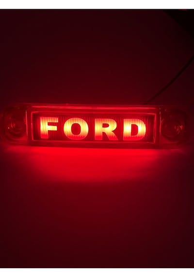 Ahmet Otomotiv 5 Adet Ford Yazılı Parmak Led Kırmızı Renk