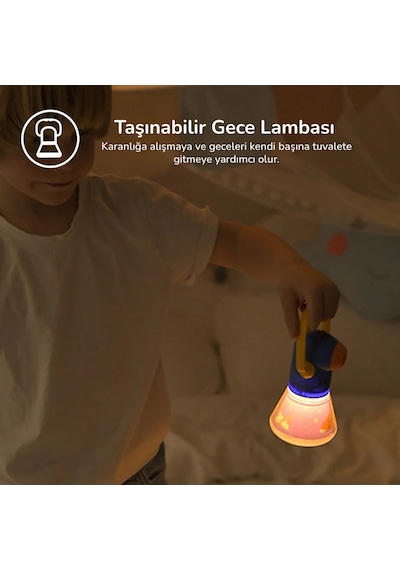 Mideer Masal Projektörü 4ü 1 Arada Kids Storybook Torch