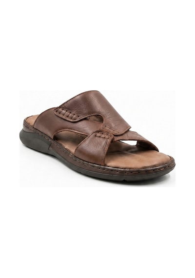 Forelli 40501-g Tuna Taba Hakiki Deri Erkek Terlik