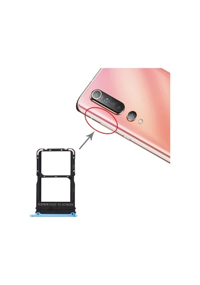 Xiaomi Mi 10 Sim Kart Kapağı Tutucu Sim Yuvası- 5775 Siyah