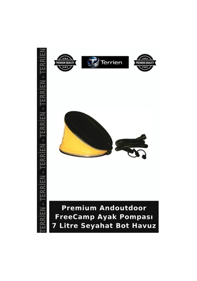 Premium Andoutdoor Freecamp Ayak Pompası 7 Litre Seyahat Bot Havuz Standart