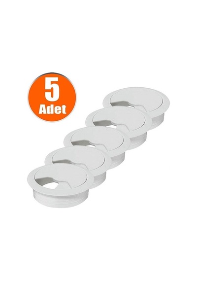 Bilgisayar Kablo Kanalı 64mm Beyaz 5'li