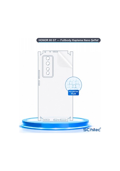 Honor 80 Gt Uyumlu Fullbody Arka Kaplama Hidrojel Koruyucu Film