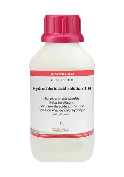 Kimyalab Hidroklorik Asit Çözeltisi 1n 1 L