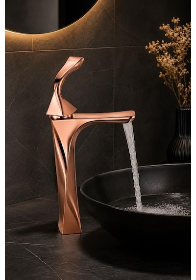Fexo Uzun Lavabo Bataryası Parlak Rose