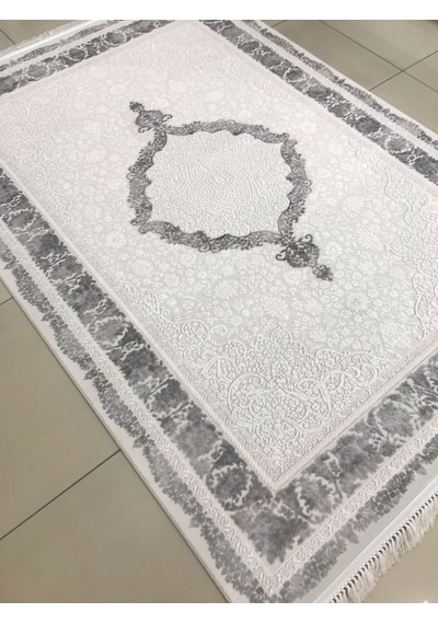Padişah Halı Safir 73942 099 Serisi Akrilik Salon Oturma Yatak Odası Halısı Gri