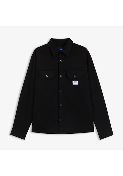 Hugo Boss Twill Ekynone Relaxed Fit Erkek Siyah Gömlek 50520001
