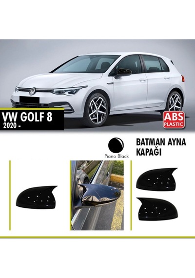 Vw Golf 8 Uyumlu Batman-yarasa Ayna Kapağı