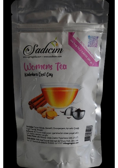 Sadıcım Women's Tea Kadınlara Özel Çay 80 Gr süzen poşet