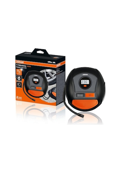 Osram Dijital Lastik Şişirme Pompası Tyreinflate Oti400,12v Dc, Led Işıklı, 2 Yıl li Genel