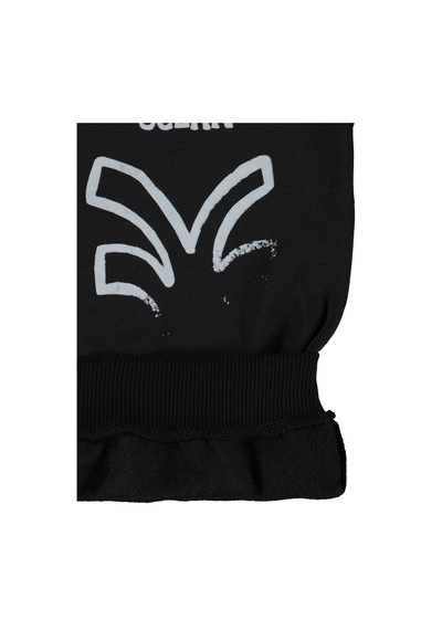 Silversun Kids Silversun Ocean Baskılı 8-13 Yaş Sweatshirt - Siyah