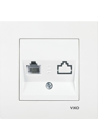 Viko Karre 1x4 Telefon Priz N11.90