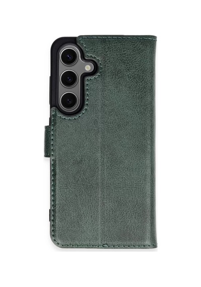 Newface Samsung Galaxy S24 Kılıf Trend S Plus Kapaklı Kılıf - Yeşil